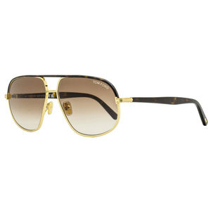 Tom Ford Maxwell Sunglasses TF1019 30F Havana/Gold 59mm FT1019